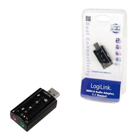 Adapter audio USB Logilink, efekt dźwiękowy 7.1 - 3